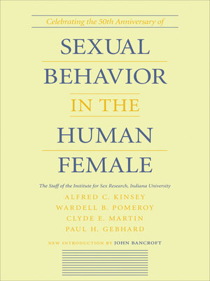cover image of Sexual Behavior in the Human Female